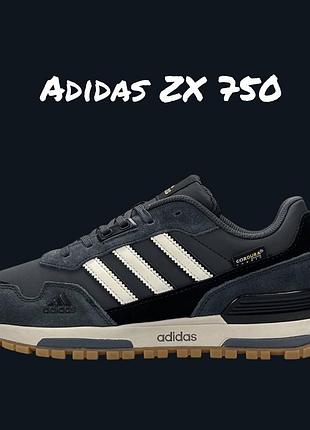 Adidas zx 750 grey black white