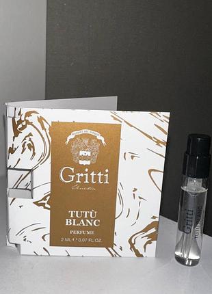 ❤️gritti tutu blanc, пробник, оригинал