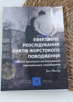 Ерік сванідзе ефективне розслідування фактів жорстокого поводження: керівні принципи застосування