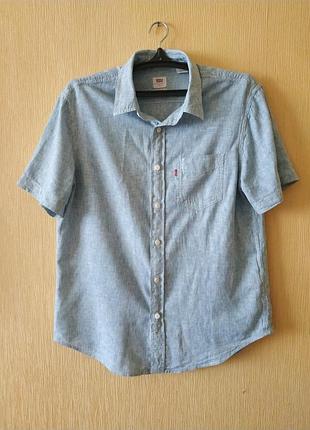 Сорочка шведка чоловіча  levis лляна