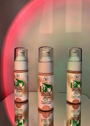 Органічна тональна основа tf bio organic foundation / з алое вера / spf 10