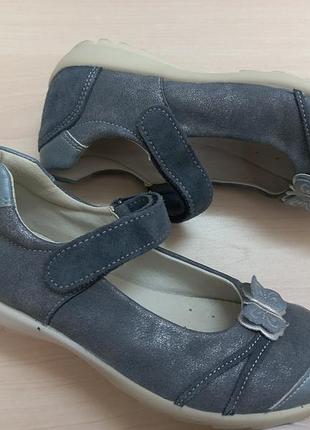 Туфли мокасины кожа дев. 33р.clarks индии 5