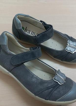 Туфли мокасины кожа дев. 33р.clarks индии