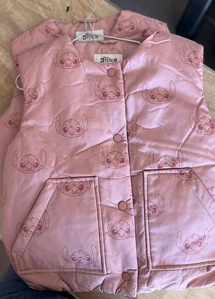 Жилетка для девочки stitch