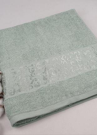 Рушник philippus super cotton 70x140 ruby зелений (a505)
