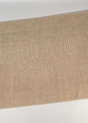 Рушник-коврик для ніг maison dor bathmat 50x80 beige