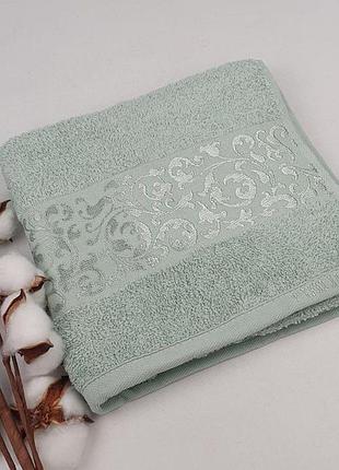 Рушник philippus super cotton 50x90 ruby зелений (a505)
