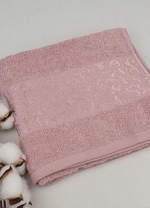 Рушник philippus super cotton 50x90 ruby пудровий (a505)
