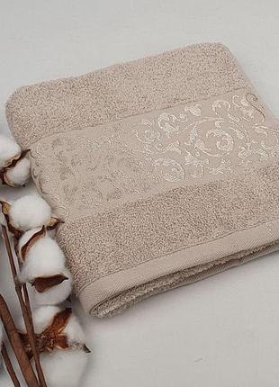 Рушник philippus super cotton 50x90 ruby бежевий (a505)