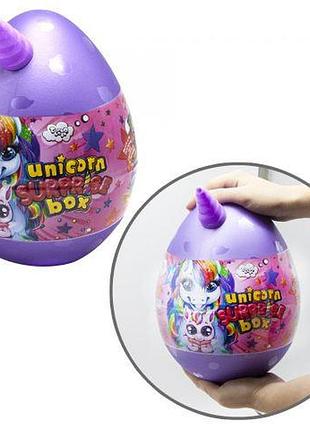 Іграшка-сюрприз "unicorn surprise box", укр (фіолетовий)