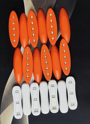 Уф фонарики для полимеризации | 12 шт (5 led type-c) + 7 шт (3 led micro usb)