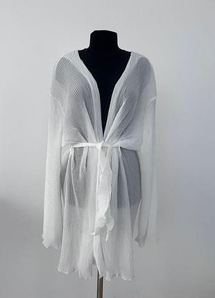 Легкая плиссированная туника, женская туника, пляжная туник xl-2xl-3xl