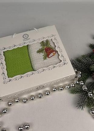 Набір рушників nilteks 2шт christmas 1