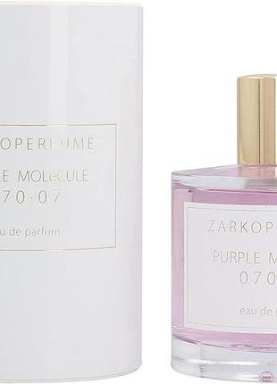 Аромат з характером для чоловіків і жінок purple molecule 070 · 07 zarkoperfume