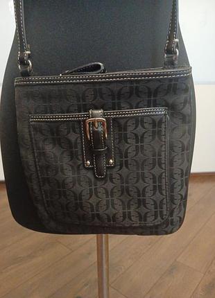 Сумка кросс-боди fossil canvas monogram