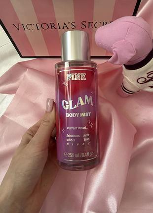 Парфумований спрей для тіла glam fragrance mist victoria's secret pink usa