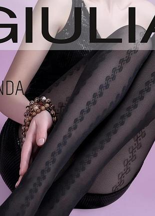 Женские колготки с узором 60 ден miulia