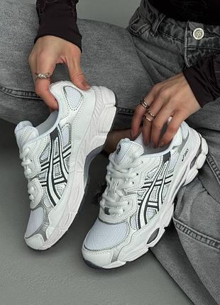 Кроссовки asics gel nyc white / grey