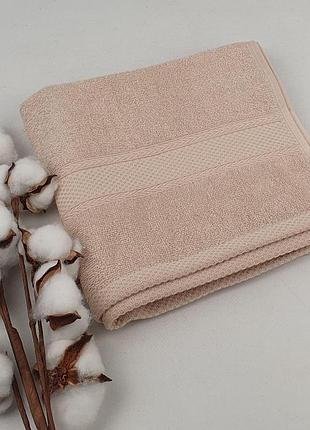 Рушник homeline бордюр 50x90 light-beige (400гр/м2)