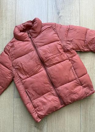 Помаранчева куртка zara на хлопчика
