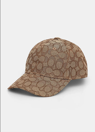 🧢 брендова бейсболка coach монограма / оригінальна кепка