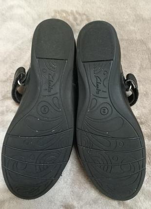 Туфли мокасины кожа дев.34-33р.clarks индии 6