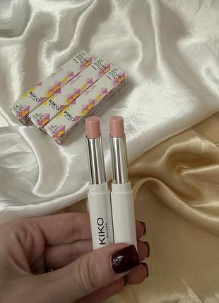 Зволожувальний бальзам для губ kiko milano lip volume stylo lip balm 01 tutu rose