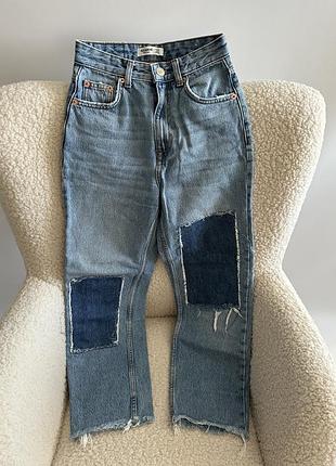 Джинси pull&bear mom fit
