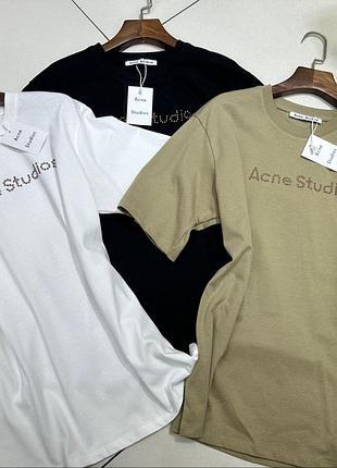 Футболка женская летняя брендовая люкс качества acne studio's