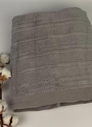 Рушник pupilla 70х140 microcotton cevher grey