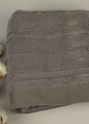 Рушник pupilla 50х90 microcotton cevher grey