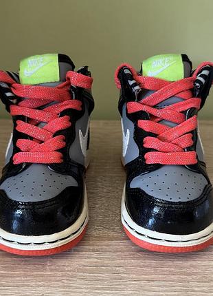 Детские кроссовки nike dunk high