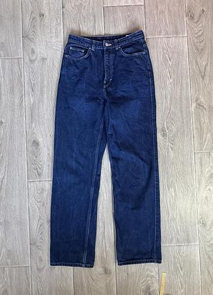 Джинсы weekday rowe w29 l32 | высокие straight fit | женские синие