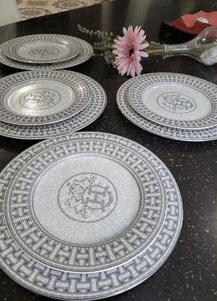 Набор тарелок hermes platinum mosaics