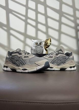 Чоловічі кросівки asics gel-nyc beige grey