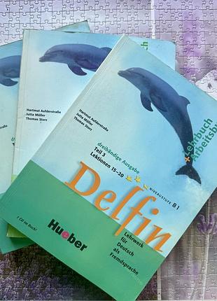 Delfin, lehrbuch / b1 / a1/ a2 учебник по немецкому языку