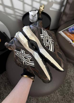 Женские кроссовки asics gel-nyc brown beige