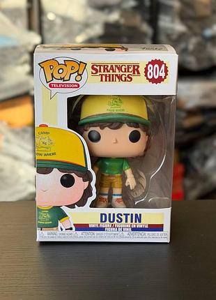 Фігурка funko pop! stranger things dustin, will, eleven функо поп дуже дивні справи dustin 804