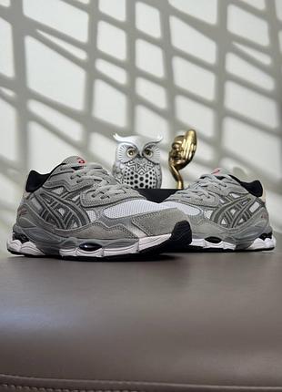 Женские кроссовки asics gel-nyc grey white