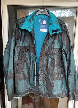 Stone island raso gommato reverse colour process