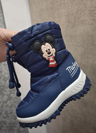 Сапожки детские sinsay disney mickey, размер 23, стелька 13,5 см