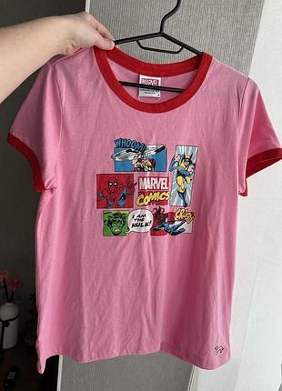Нова жіноча футболка marvel x peter alexander. марвел футболка
