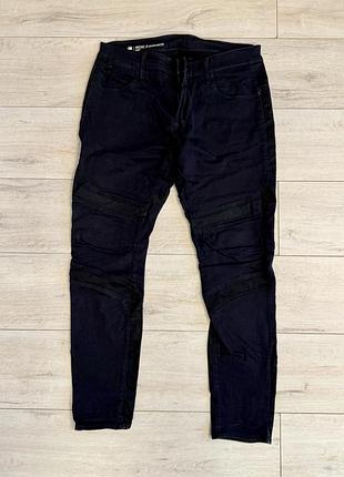 Джинсы мужские g-star raw темно-синие skinny 34/34
