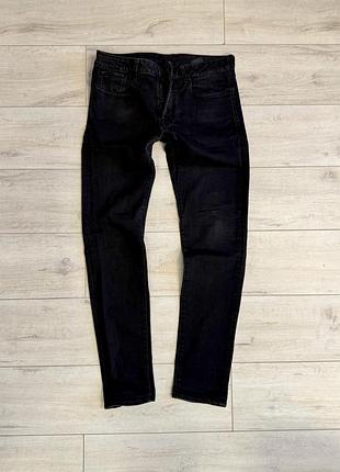 Джинсы мужские g-star raw темно-серые skinny 33/34