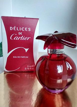 Delices de cartier eau de parfum cartier миниатюра 5мл