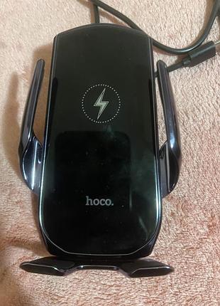 Автотримач із бездротовою зарядкою hoco ca202 plus