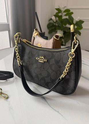 Сумка coach bolso de hombro teri черный