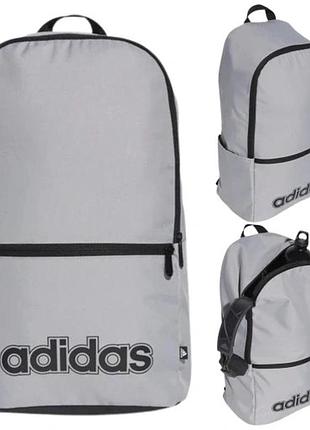 Рюкзак спортивний тканинний 20 л adidas lin clas bp day iz1904 сірий