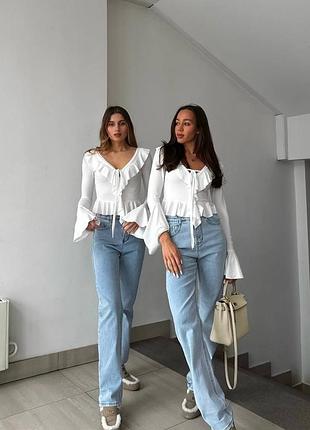 Лонгслів з рюшами 4