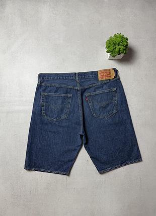 Джинсові шорти чоловічі преміальні levis 501 w36 оригінал